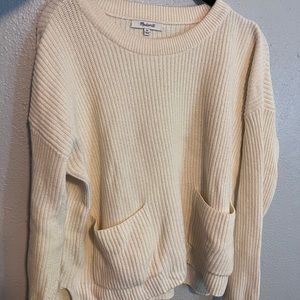 Madewell cream cozy sweater